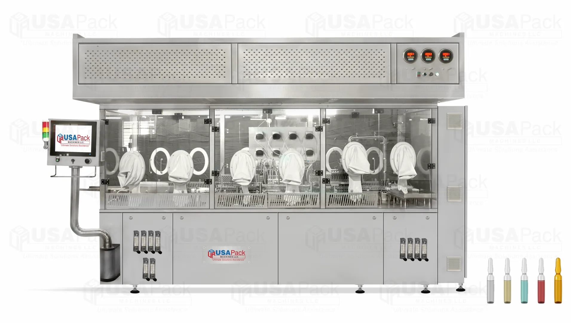 Automatic Ampoule Filling and Sealing Machine with Laminar Air Flow-LAF System