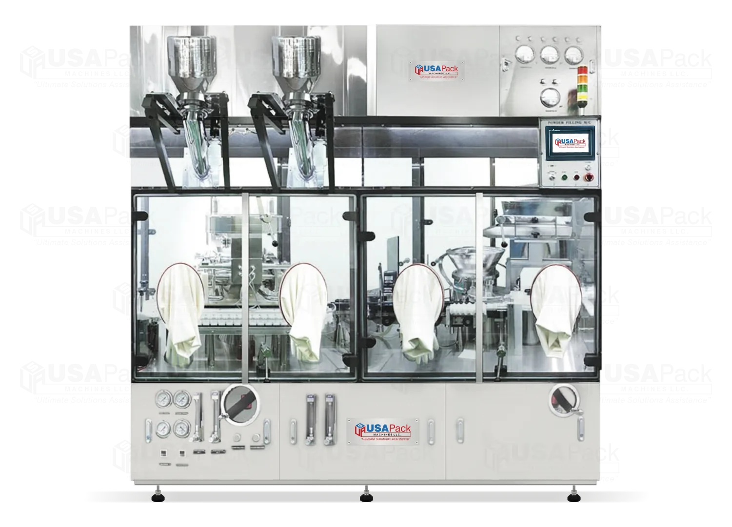 Automatic Injectable Dry Powder Vial Filling Machine and Rubber Stoppering Machine