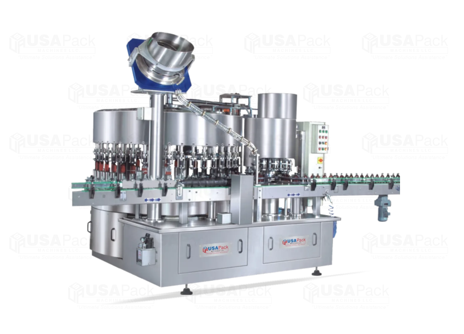 Automatic Monoblock Filling and Sealing Machine (gravity)-Liquor Packaging Line