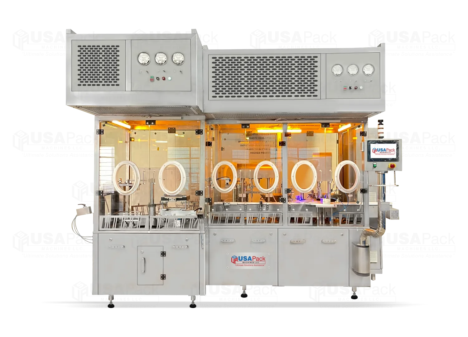 Automatic Vial Filling and Rubber Stoppering Machine with LAF (Laminar Air Flow) System