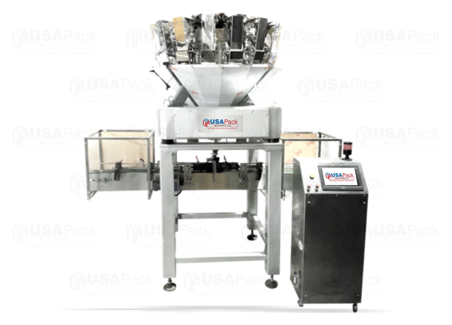 Multihead Weigher (Dry Fruit Filler) for Milk Bottling Line