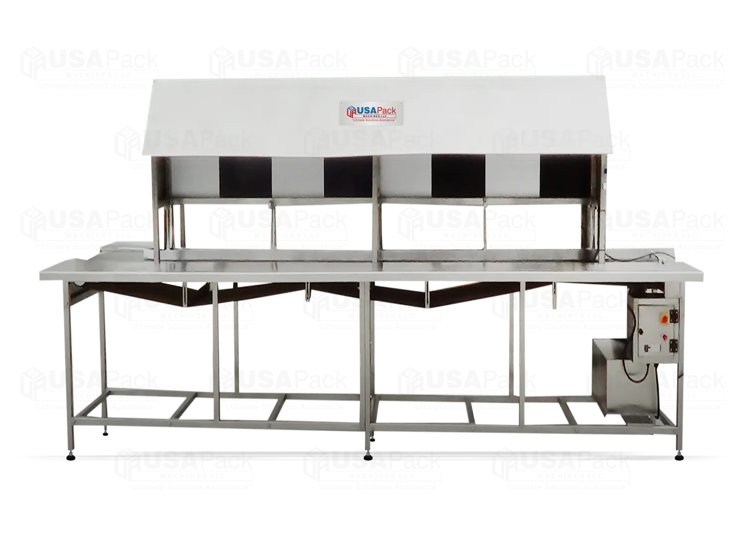 Online Visual Inspection Conveyor for IV Bags and Bottles