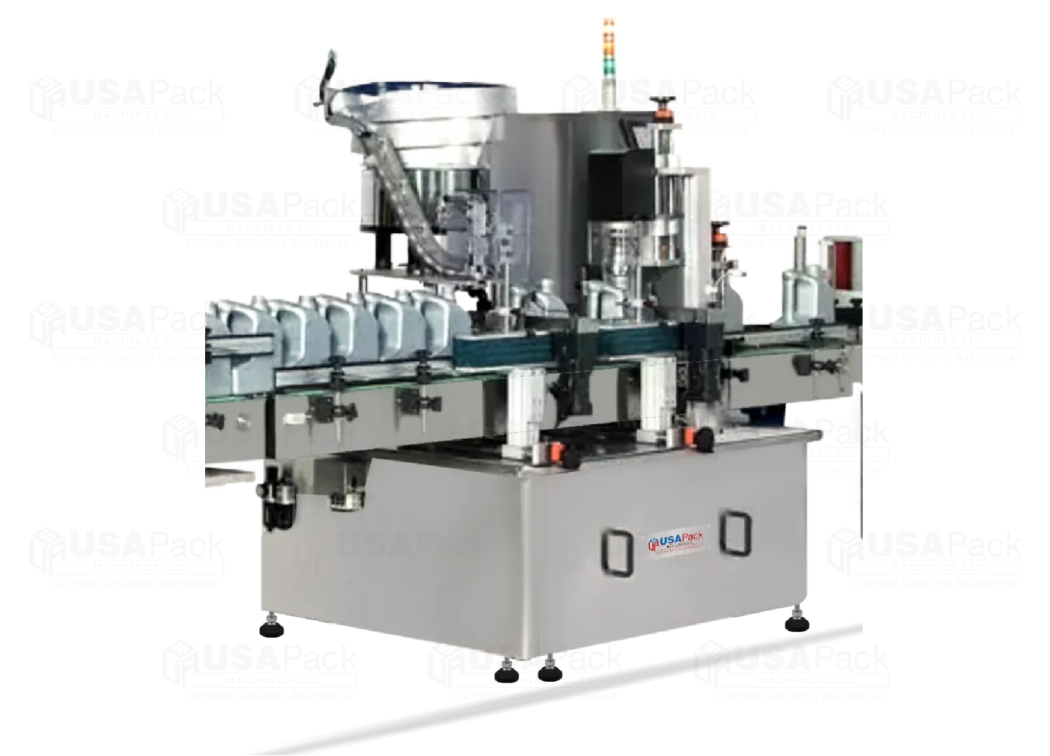 Screw Capping Machine for Bottles and Jerry Cans