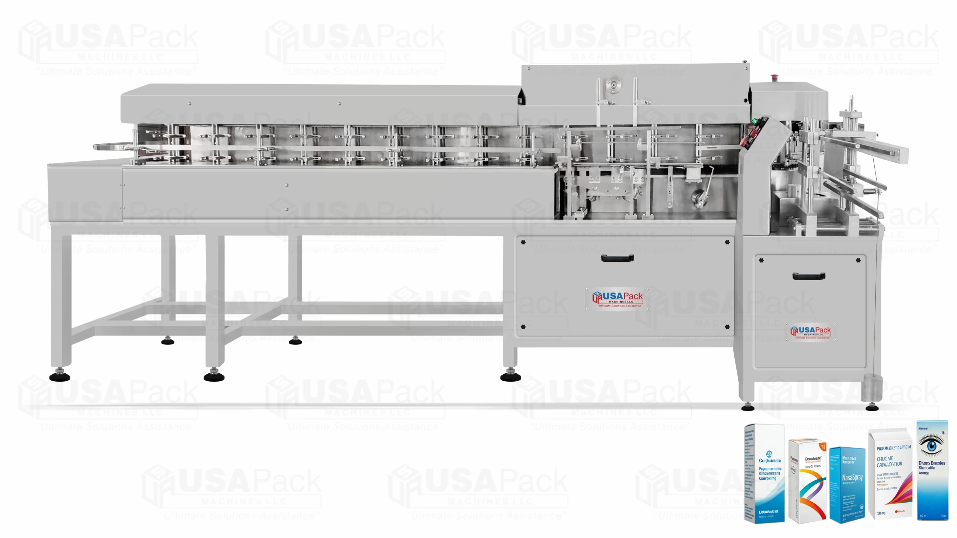 Semi-Automatic Linear Cartoning Machine