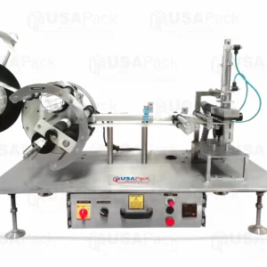 Semi-Automatic Tabletop Sticker Labelling Machine For Flat- Square Bottles