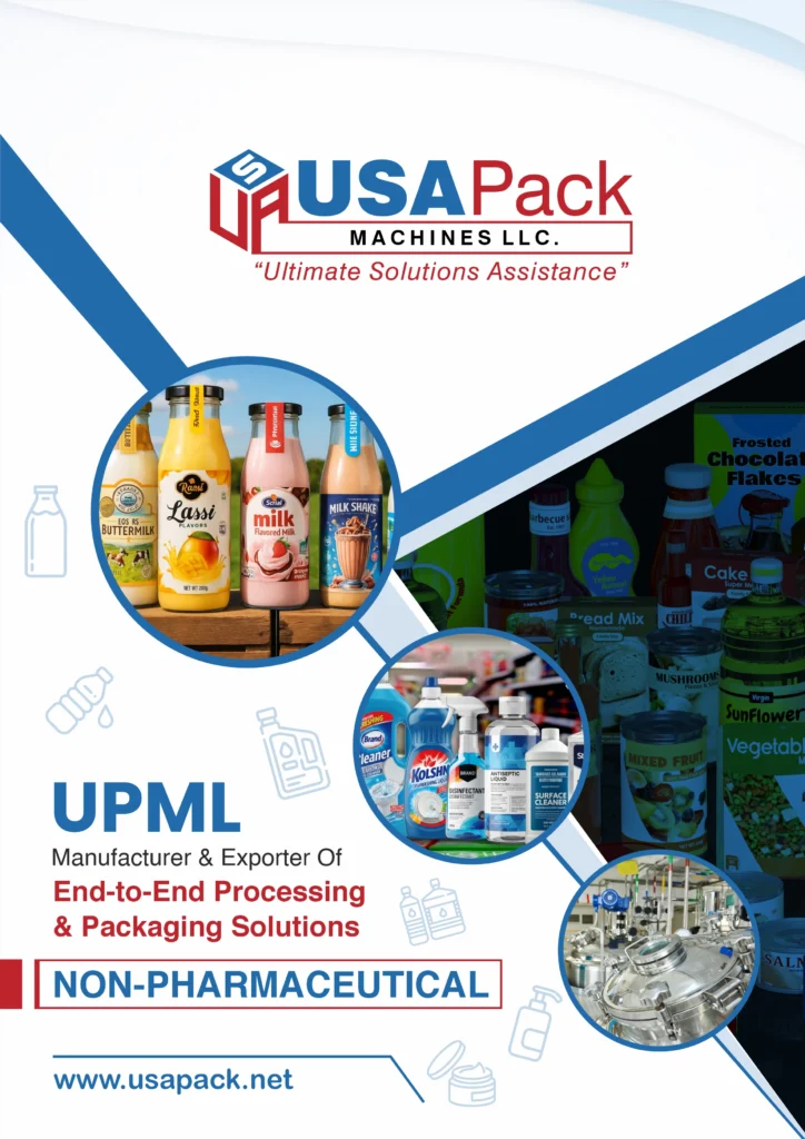 USA Pack Machines LLC - Non-Pharma Catalogue